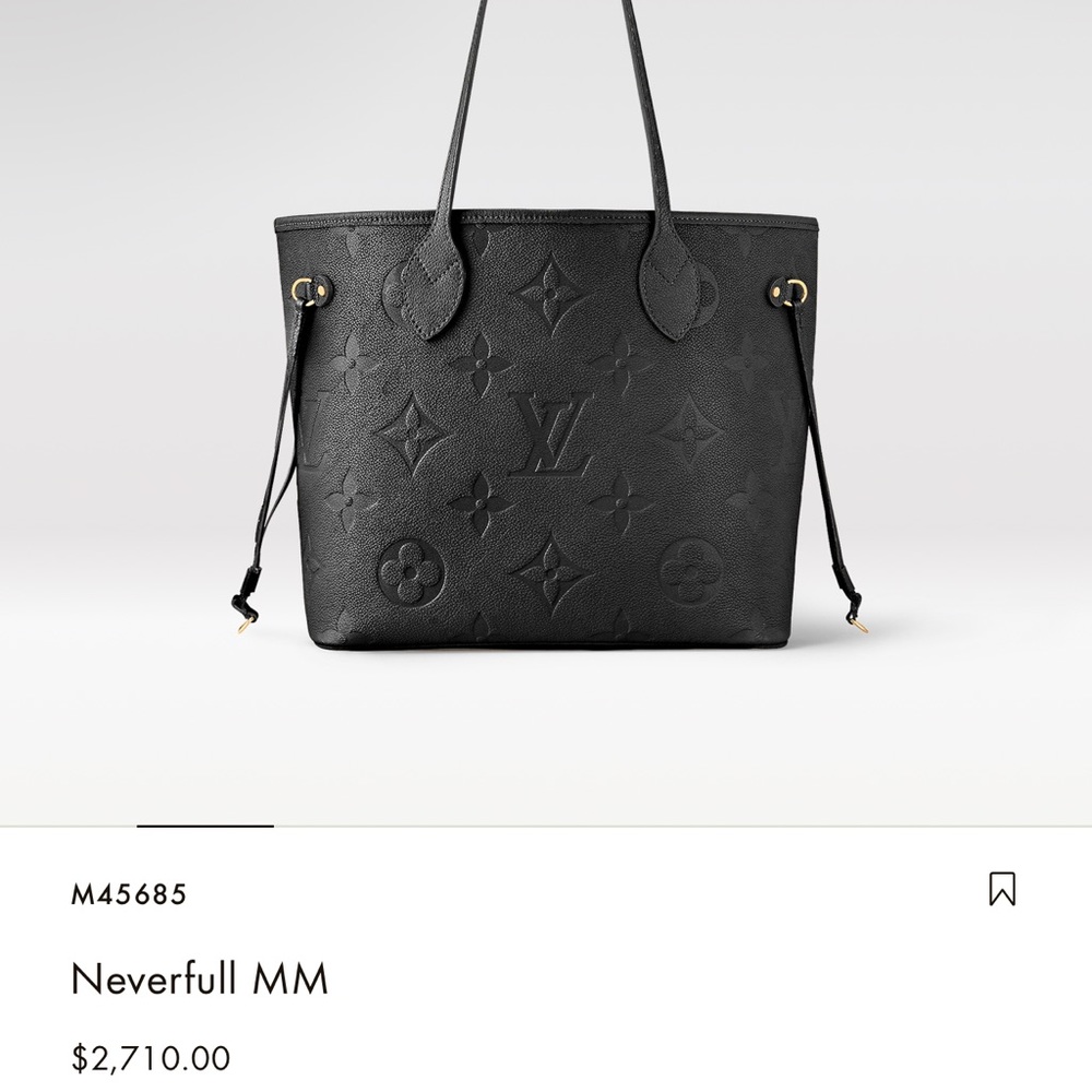 Louis Vuitton Neverfull MM gently used almost brand NEW